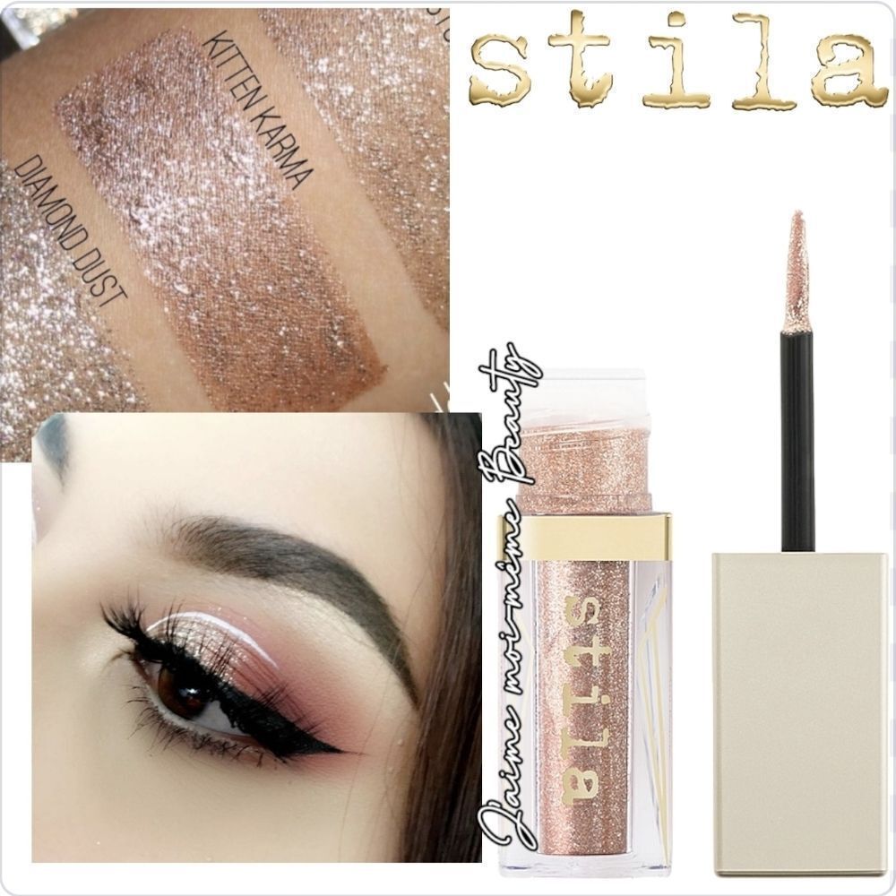 STILA Glitter and Glow Mini Tip Liquid Eyeshadow/Eyeliner in Kitten Karma